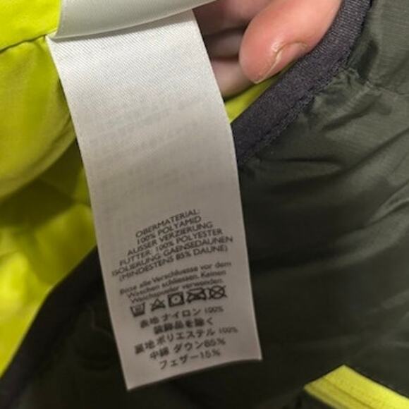 Eddie Bauer Puffer Premium Green Goose Down Full Zip Vest Mens Size Medium - Picture 8 of 9